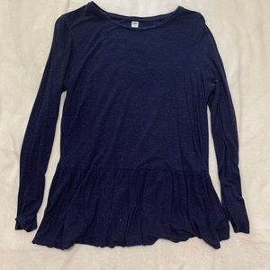 Old Navy peplum top 1x